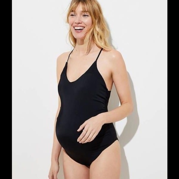 LOFT Other - Ann Taylor Loft Maternity Smocked Swimsuit 16